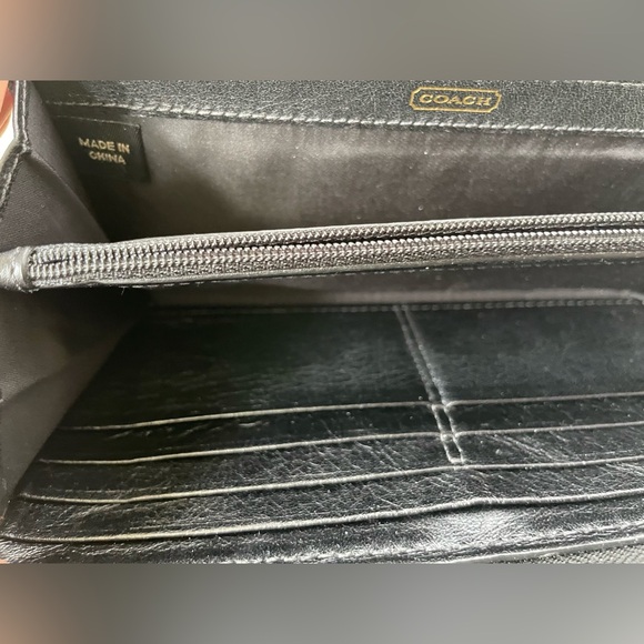 Coach Pleated leather Wallet Coach Madison wallet coach gathered leather wallet - Picture 12 of 16